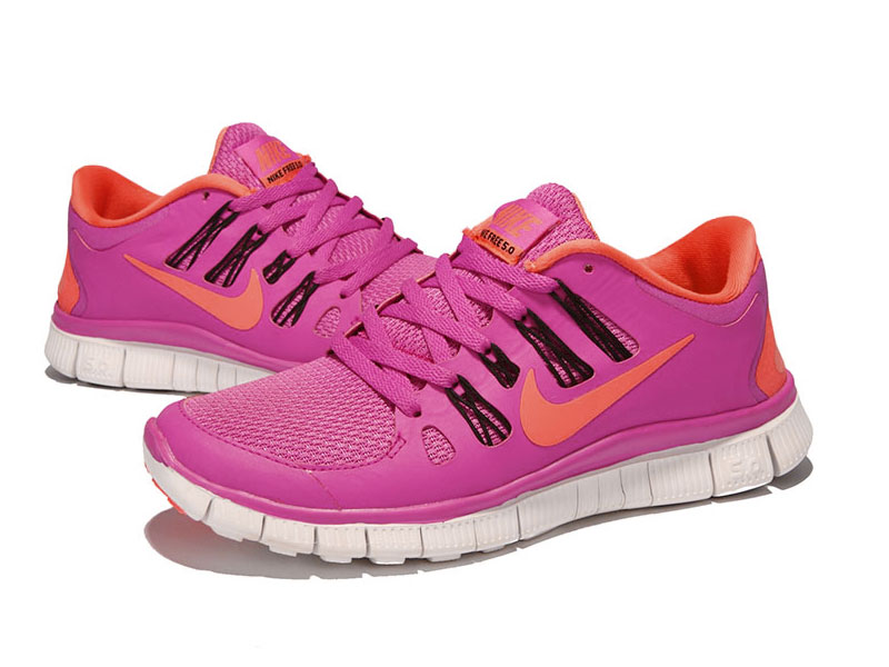 nouvelle Nike Free 5.0 femmes plus rose orange (2)